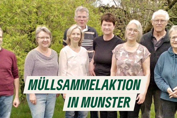 Müllsammelaktion in Munster